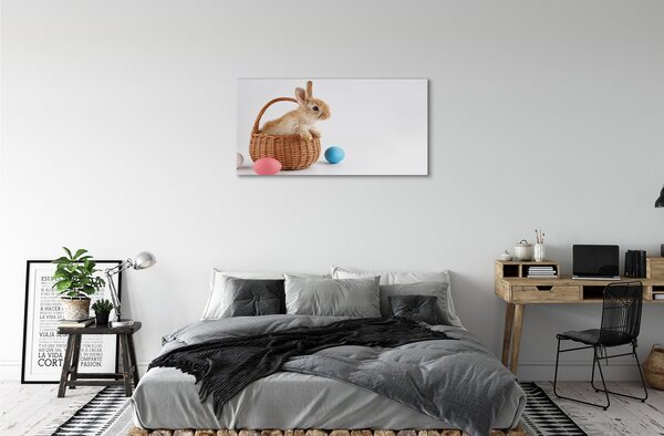 Tablouri canvas iepuri ouă
