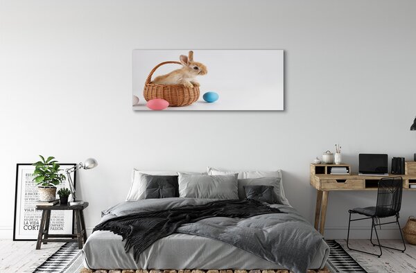 Tablouri canvas iepuri ouă