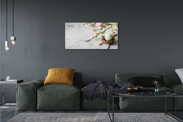 Tablouri canvas flori ouă