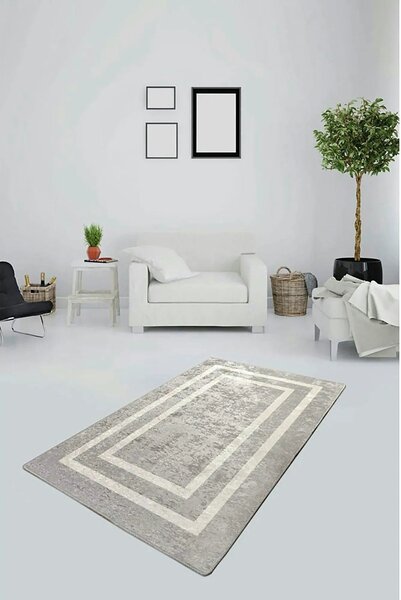 Covor SILVER, 160x230 cm, forma dreptunghiulara, tesatura de catifea/p