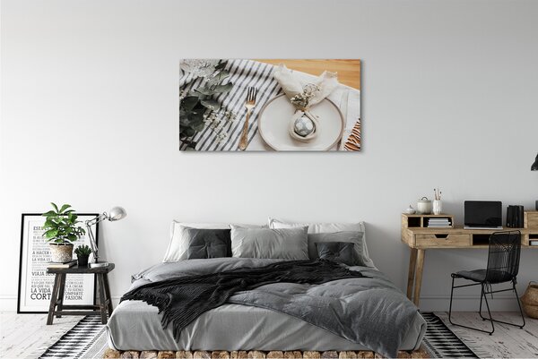 Tablouri canvas flori din ouă plate