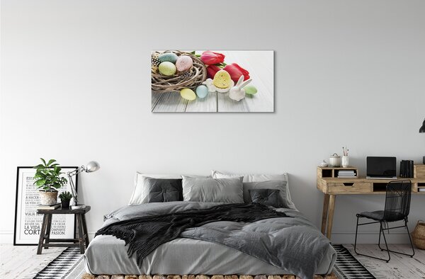 Tablouri canvas lalele ouă