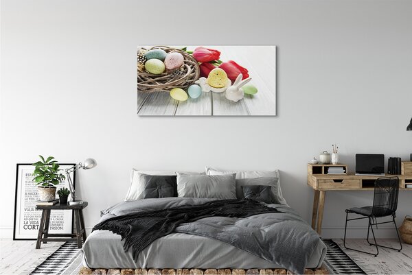 Tablouri canvas lalele ouă
