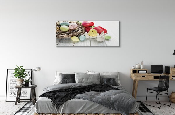 Tablouri canvas lalele ouă
