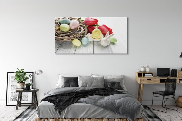 Tablouri canvas lalele ouă