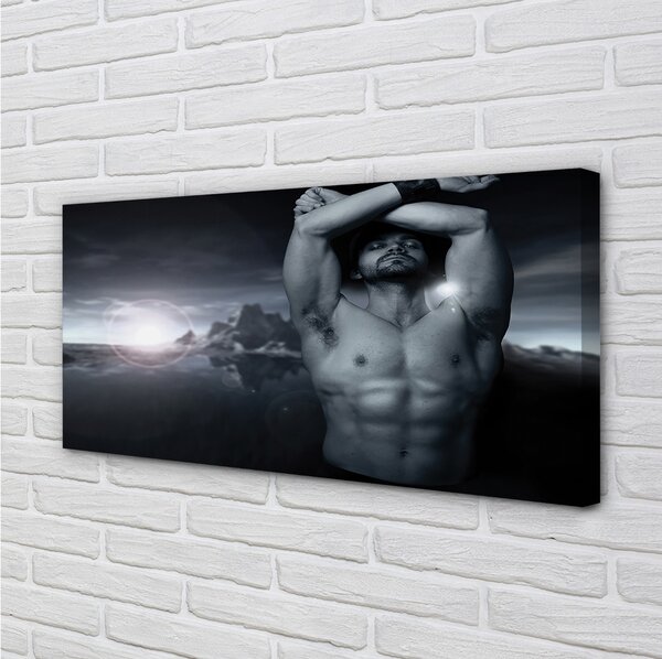 Tablouri canvas Barbat de munte