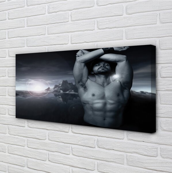 Tablouri canvas Barbat de munte