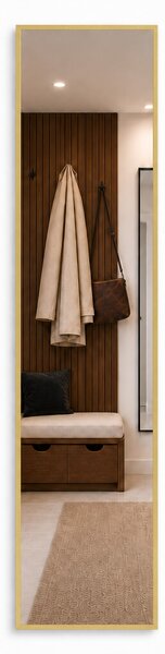Baltica Design Aluma oglindă 40x160 cm dreptunghiular auriu 5904107933542