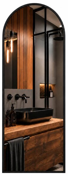 Baltica Design Aluma oglindă 50x100 cm negru 5904107933658