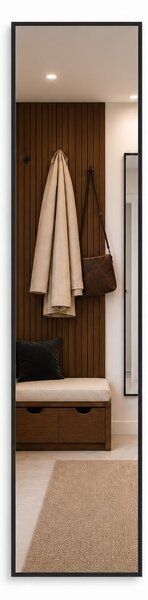 Baltica Design Aluma oglindă 40x160 cm dreptunghiular negru 5904107933535