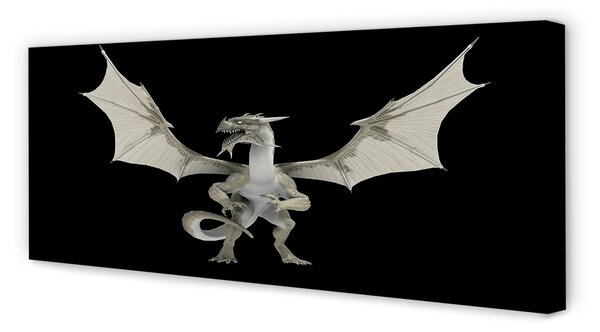 Tablouri canvas Dragon alb
