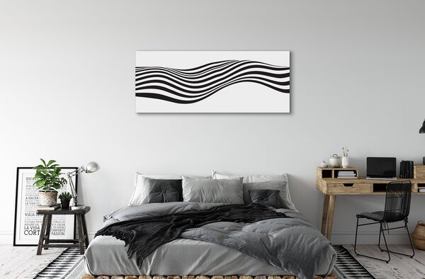 Tablouri canvas dungi zebră val