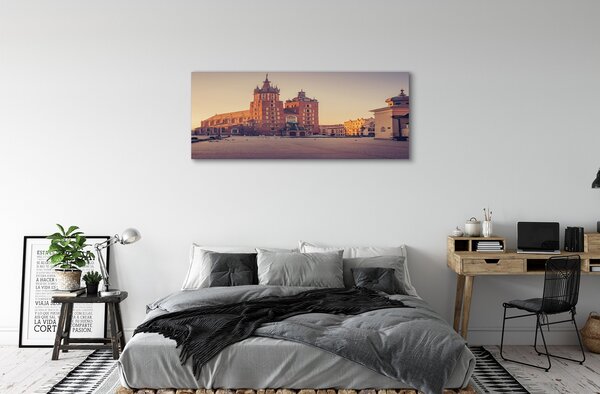 Tablouri canvas răsărit de soare Cracovia Biserica
