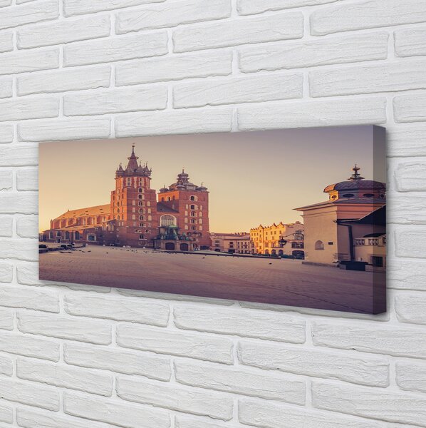 Tablouri canvas răsărit de soare Cracovia Biserica