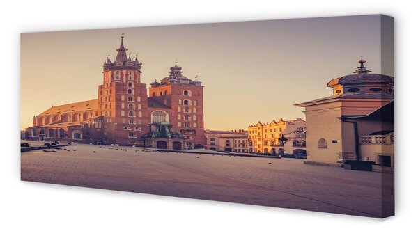 Tablouri canvas răsărit de soare Cracovia Biserica