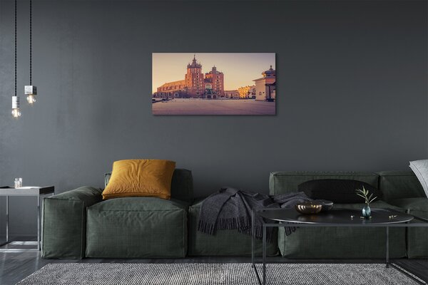 Tablouri canvas răsărit de soare Cracovia Biserica