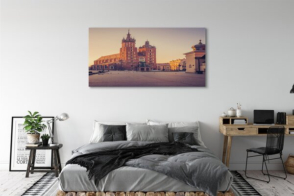 Tablouri canvas răsărit de soare Cracovia Biserica