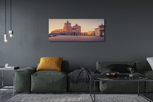Tablouri canvas răsărit de soare Cracovia Biserica