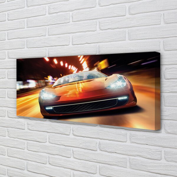 Tablouri canvas Sport luminile orașului auto