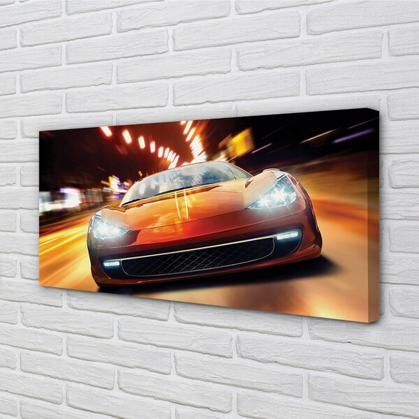 Tablouri canvas Sport luminile orașului auto