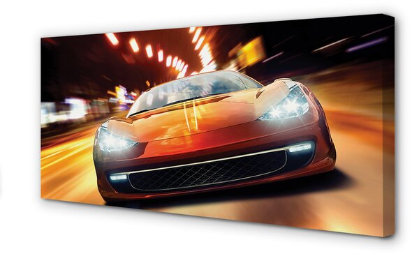 Tablouri canvas Sport luminile orașului auto