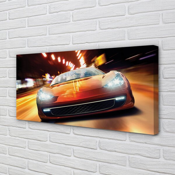 Tablouri canvas Sport luminile orașului auto