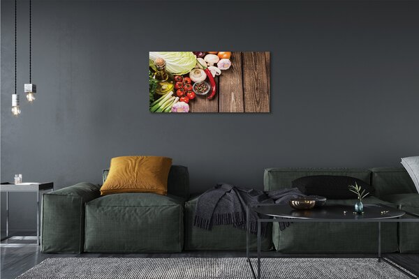Tablouri canvas Olive piper ceapa usturoi