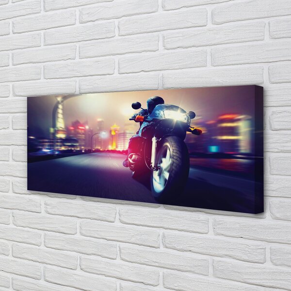 Tablouri canvas Motociclete cer oraș