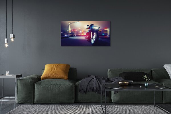 Tablouri canvas Motociclete cer oraș