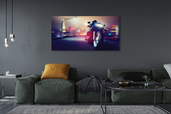 Tablouri canvas Motociclete cer oraș