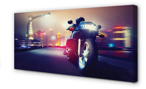 Tablouri canvas Motociclete cer oraș