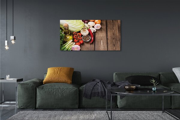 Tablouri canvas Olive piper ceapa usturoi