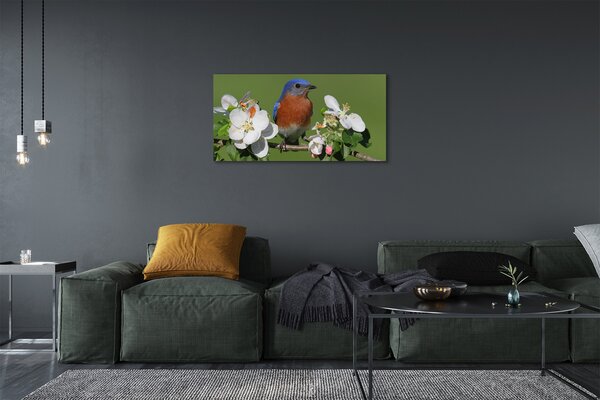Tablouri canvas Flori papagal colorat