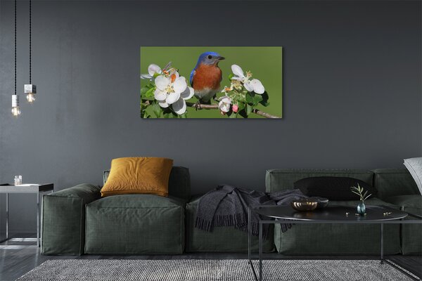 Tablouri canvas Flori papagal colorat