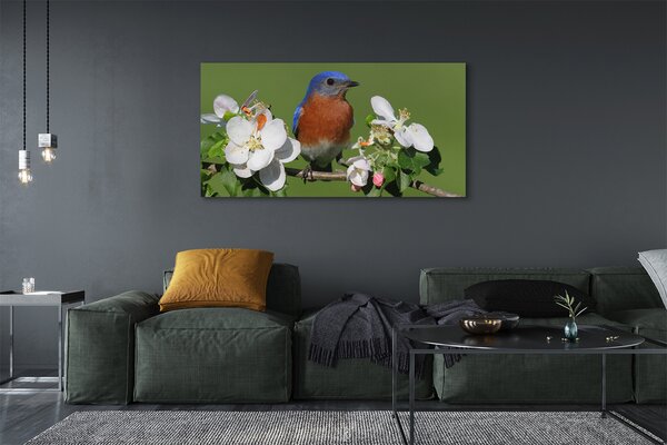 Tablouri canvas Flori papagal colorat