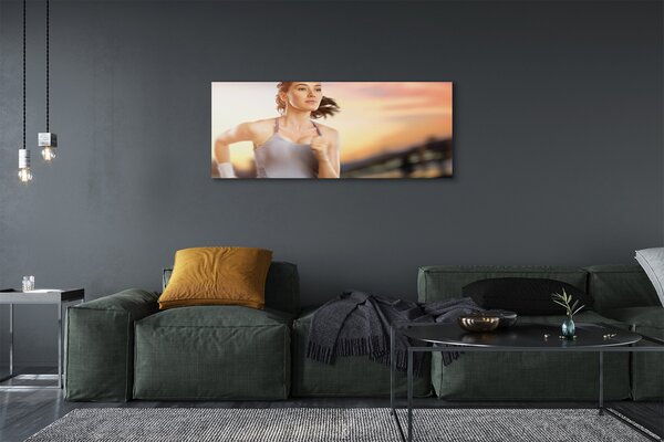 Tablouri canvas femeie cer