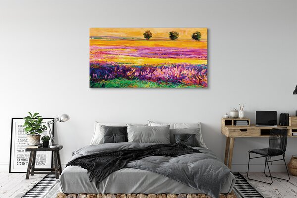 Tablouri canvas copaci cer