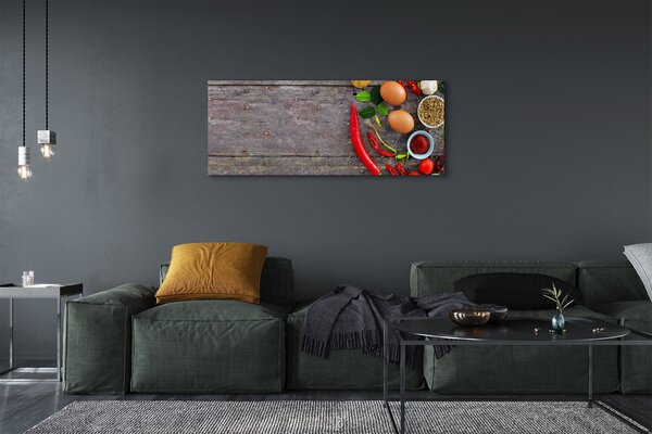 Tablouri canvas Pepper frunze de ouă