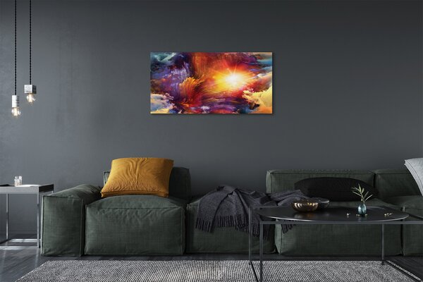 Tablouri canvas fractal modele abstracte