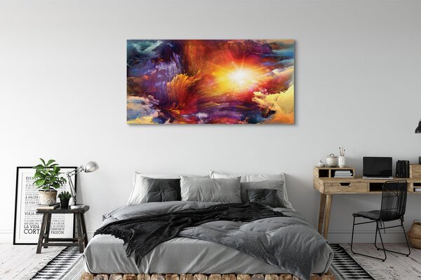 Tablouri canvas fractal modele abstracte