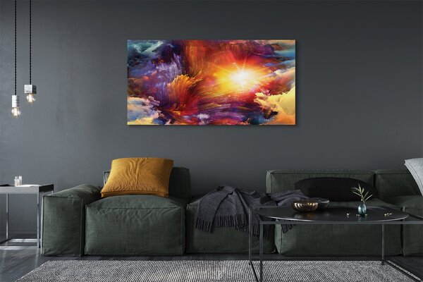 Tablouri canvas fractal modele abstracte