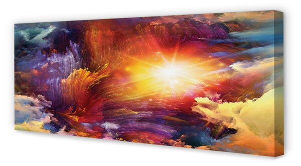Tablouri canvas fractal modele abstracte