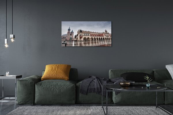 Tablouri canvas ploaie Cracovia Biserica stofe