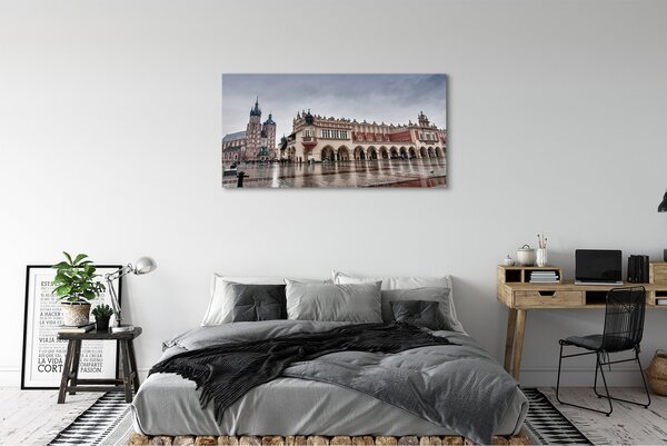 Tablouri canvas ploaie Cracovia Biserica stofe
