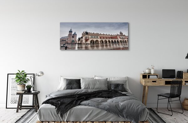 Tablouri canvas ploaie Cracovia Biserica stofe