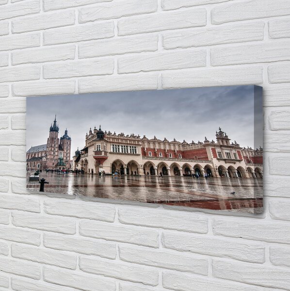 Tablouri canvas ploaie Cracovia Biserica stofe