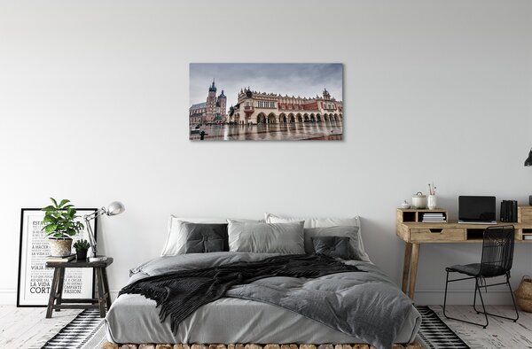 Tablouri canvas ploaie Cracovia Biserica stofe