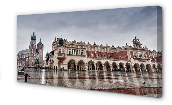 Tablouri canvas ploaie Cracovia Biserica stofe