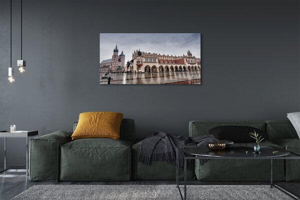 Tablouri canvas ploaie Cracovia Biserica stofe