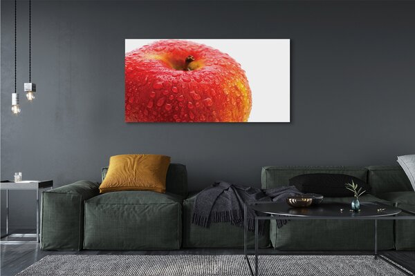 Tablouri canvas Picături de apă pe mere